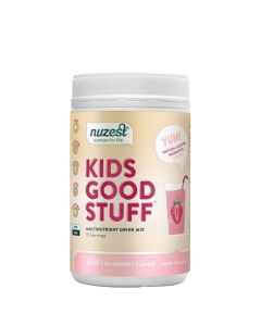 Nuzest Kids Good Stuff Vegan Smoothie Mix Wild Strawberry Multivitamin Nutritional Supplement Protein Shake Dairy Free Supporting Growth and Development 225g 79 oz 15 Servings