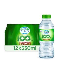 Al Ain Recycled PET Bottled Water (rPET) 12x330ml