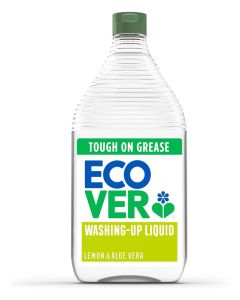 Ecover Washing Up Liquid Lemon & Aloe Vera 950ml Plant Based Dishwashing Liquid Grease Cutting Formula Gentle on Sensitive Skin Biodegradable Dish Soap
