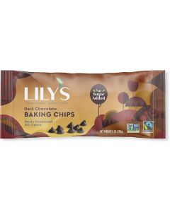 Lily's Dark Chocolate Baking Chips - Stevia Sweetened