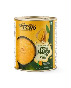 Kesar Mango Pulp 850g - Premium Quality, No Added Preservatives, Thick, Rich & Aromatic