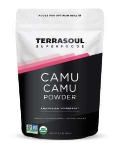 Terrasoul Superfoods Organic Camu Camu Powder 35 Oz ian Superfruit for Immune Support Smoothie Boost and Vitamin C AntioxidantRich Recipes