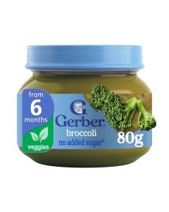 Baby Food Broccoli Puree Jar 6 Months