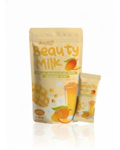 Beauty Milk Premium Sweet Mango Drink / Daily Beauty Beverage / 10 Sachets Pack