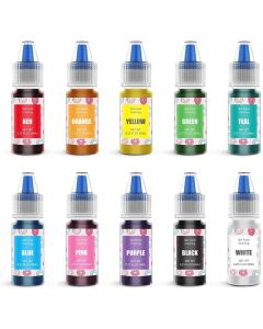 Jelife Gel Food Coloring Set - 10 Vibrant Colors