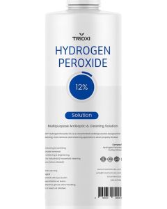 TRIOXI Hydrogen Peroxide 12% Solution – Industrial Strength Disinfectant & Stain Remover (500ml)