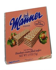 Manner Vienna - Hazelnut cream filled wafers (ea. 72g) 3 pack