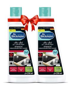 Ceramics, Gas & Halogen Hob Cleaner - Removes Burnt on Food - Also for Induction Hobs - Easy Clean with Silky Shine - With Mircrofine Activated Carbon 2x250ml