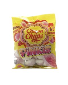 Chupa Chups Pinkis Fruit Juice Soft Chewy Strawberry Flavour Candy- 90gms