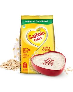 Oats 1kg Instant Rolled Soft & Creamy Power of Protein, Iron & Fibre Nutritious grain
