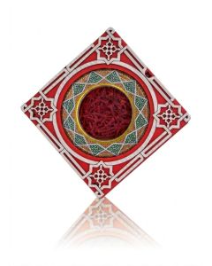 ZARCHIN Super Negin Saffron 1gm Wooden Gift Box (Red)