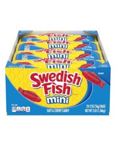 SWEDISH FISH Mini Soft Chewy Candy Bulk Candy Mothers Day 24 2 oz Bags