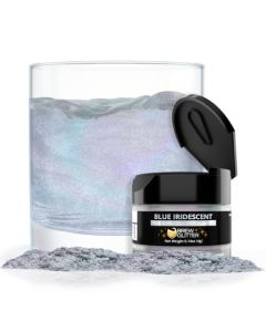 Brew Glitter Edible Glitter for Drinks Cocktails Beer Garnish Beverages Iridescent Blue 4 Grams