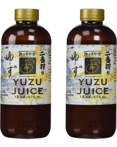 Yakami Orchard 100% Pure Japanese Yuzu Juice - 12 Ounce Bottles (Pack of 2)
