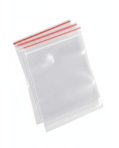 Shree Maha (Pack of 50) Multipurpose Storage Zip Lock Pouch / Jewellery Pouch for Storage / Transparent Ziplock Pouches For Fridge Storage, Cosmetic & Jewellery Organizer (6"X 8")