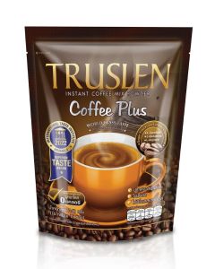 Truslen Coffee Plus – Instant Coffee Mix with L-Carnitine & L-Arginine (15 Sachets x 16g) – Sugar-Free, Low-Fat, No Cholesterol