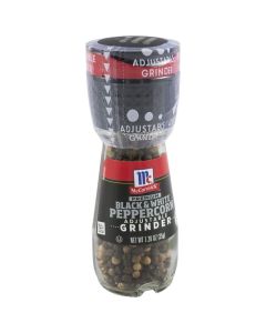 McCormick Premium Black White Peppercorn Adjustable Grinder 126 oz
