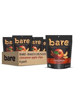 Bare Baked Crunchy Apples Cinnamon 34 Ounce Pack of 6