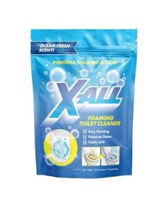 XALL Foaming Toilet Cleaner SelfActivating Powder for Deep Cleaning Fights Stains Limescale and MineralBuildup
