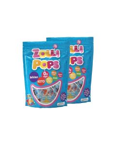 Zollipops Clean Teeth Pops Sugar Free Candy DyeFree Lollipops Keto DiabeticFriendly DentistApproved Treats for Kids Natural Fruit Flavors 52 oz Pack of 2