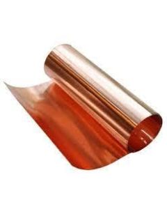 Copper Sheet Foil 005mm thick 102mm x 1000mm long
