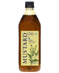 DAANA Mustard Oil for Skin Certified USDA Organic Extra Virgin Cold Pressed Fl Oz