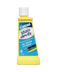 Carbona Stain Devils 3 Ink Marker Crayon Professional Strength Laundry Stain Remover MultiFabric Cleaner Safe On Skin Washable Fabrics 17 Fl Oz 1 Pack