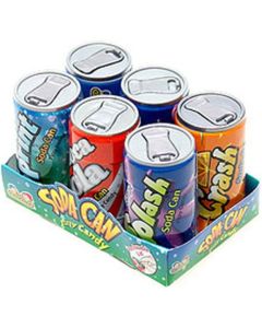 Kidsmania Soda Cans Fizzy Candy Six-Pack - Assorted Flavors