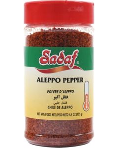 Sadaf Aleppo Pepper - Medium Spicy Seasoning, 6 Ounce (125g) Bottle