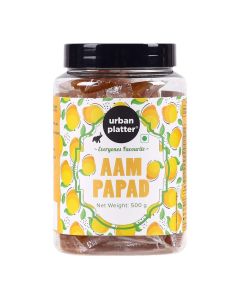 Urban Platter Aam Papad Mango Fruit Leather, 500g