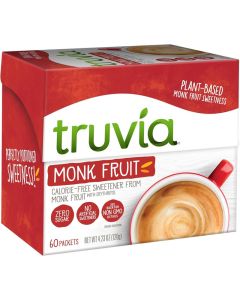 Truvia Monk Fruit Sweetener Packets - 60 Count