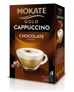 Gold Cappuccino Chocolate Flavour Instant Coffee 12.5g x 8 Sachets 100g