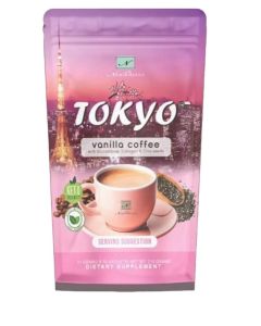 Namiroseus Tokyo Vanilla Coffee / 10 Sachets / Glutathione, Collagen, Chia Seeds / Keto-Friendly, Antioxidant-Rich, Skin & Wellness Support