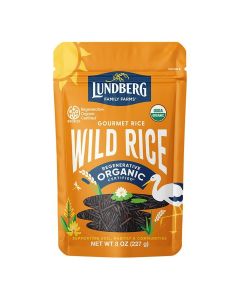 Wild Rice, Regenerative Organic Certified – 100% Natural California Cultivated Wild Black Rice, 8 Oz