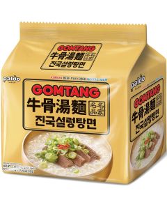Paldo Korean Ramen Family Pack Gomtang Pack of 4