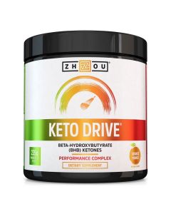 Zhou Keto Drive ORANGE MANGO 240 grams Poweder 8.29oz