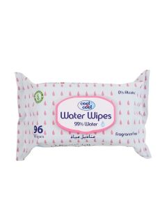 Cool and Cool Ultra Sensitive Fragrance Free Water Wipes With 0 percent Alcohol- 96 Wipes