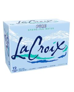 La Croix Sparkling Water Pure 12 Fl Oz pack of 12