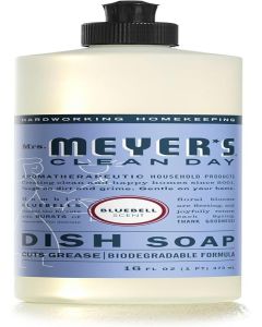 Mrs. Meyer's Liquid Dish Soap Bluebell, 16 FL OZ (Pack of 1)