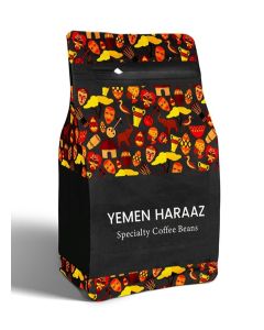 Coffee Island Yemen Haraaz Specialty Coffee 100% Arabica Beans Medium Roast Fruity And Confectionery Profile Berries Citrus & Dark Chocolate Flavor SCA Score 88, 250 Gram