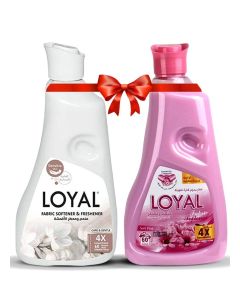 Fabric Softener 2x1500ml Soft Pink + Care & Gentle