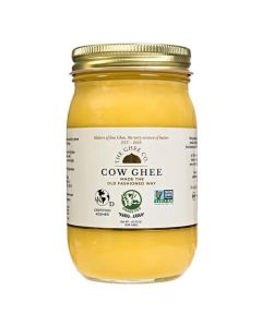 The Ghee Co Grass fed Ghee 16 oz Glass Jar Made with Grade AA butter pure ghee clarified butter ghee butter certified NON GMO