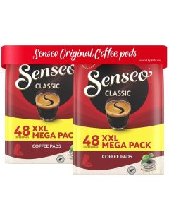 Senseo Classic Medium Roast Coffee Pods 96 Count 2 Packs Smooth Balanced Flavor with Rich Crema SingleServe Coffee Pads Compatible with Senseo PeleCom Machines