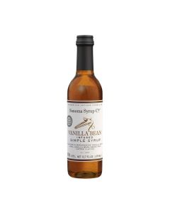 Sonoma Syrup Co Vanilla Bean Infused Simple Syrup 127 fl oz for Coffee Tea and Baking Hand Crafted in the USA