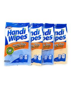 Handi Wipes Heavy Duty Reusable Cloths Color May Vary 3 Count Pack of 4