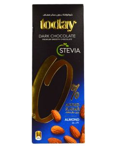 Today STEVIA No Added Sugar Dark Chocolate Almond 60g