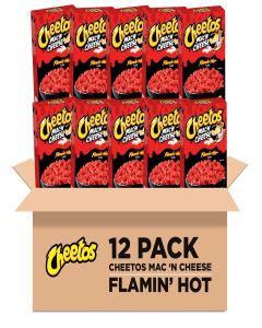 Cheetos Mac & Cheese Flamin' Hot 5.6oz Boxes (Pack of 12)