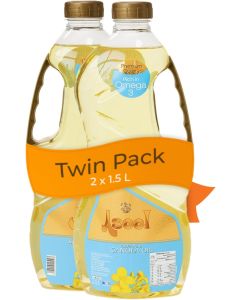 Aseel 100% Pure Canola Oil Twin Pack - 2 x 1.5 Litres
