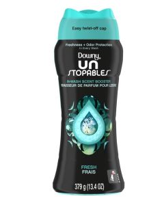 Downy Unstopables In-Wash Scent Booster Beads 379g (13.4 oz) – Fresh Scent, Long-Lasting Laundry Fragrance Enhancer for Clothes, Towels & Fabrics