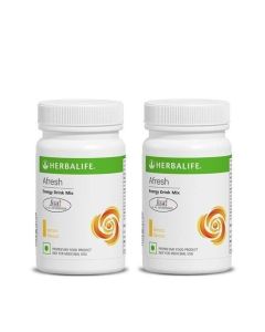 Herbalife HN Nutrition Afresh Energy Drink Lemon Flavour 50g Pack of 2